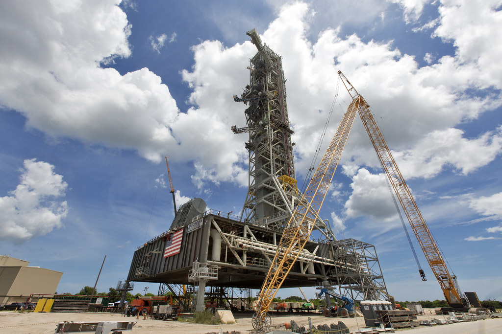 Mobile Launcher Moves Toward Exploration Mission-1